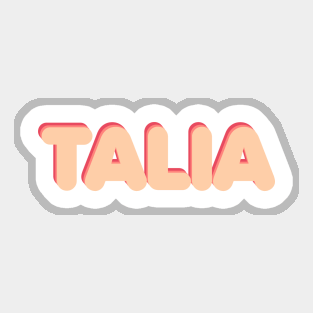 Talia Sticker